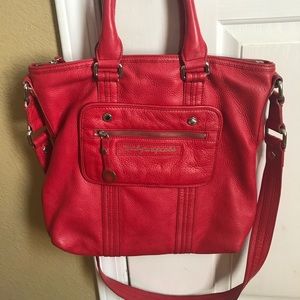 Red mark jacobs leather should bag